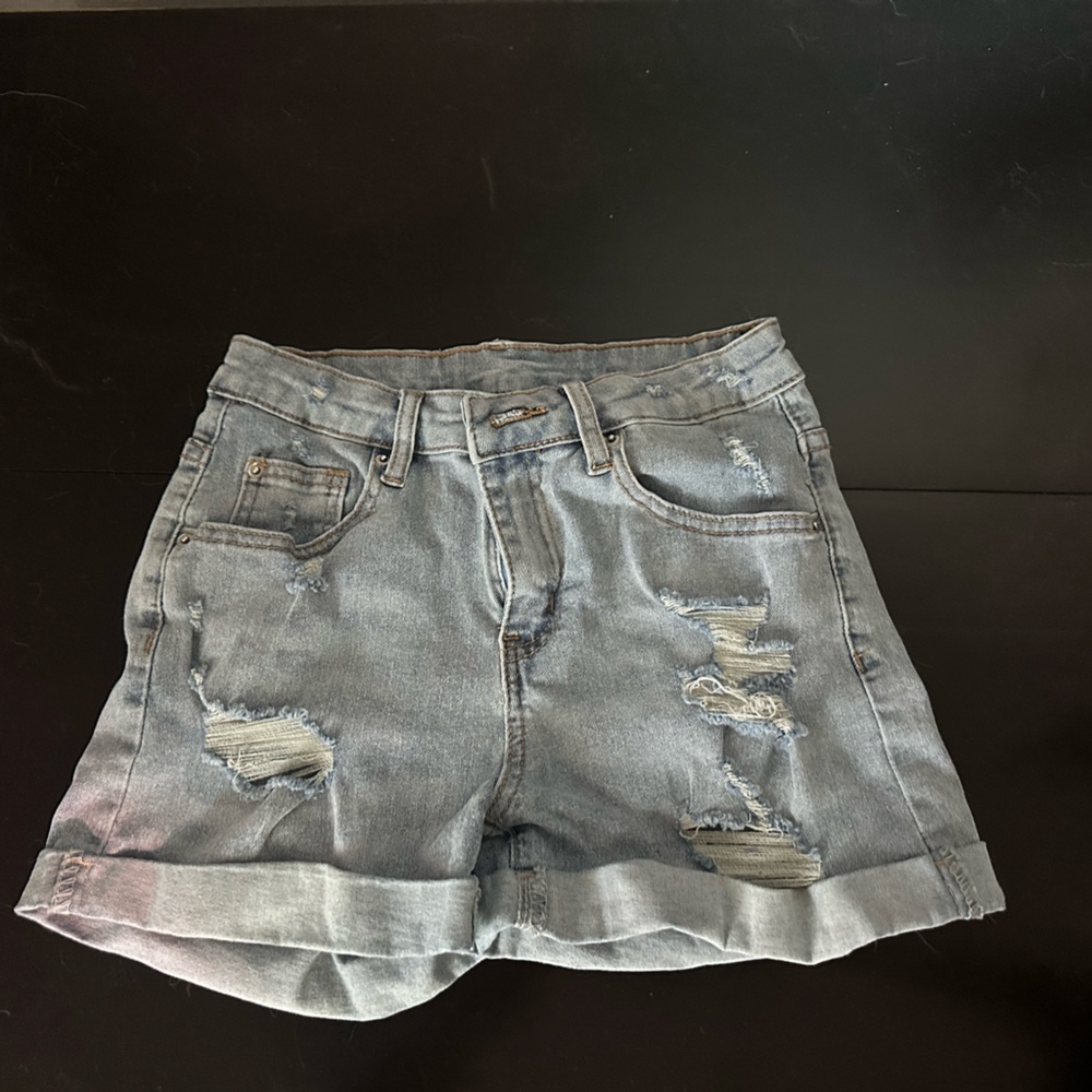 Light blue Jean shorts